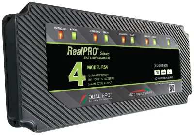 Pro Charging Systems RS4 - Dual Pro RS4 Battery Charger 4 Bank 24 Amps