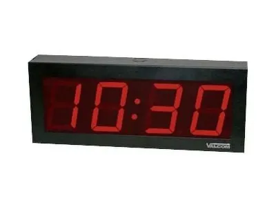 VALCOM VIP-D640ADS - VALCOMS IP POE DIGITAL CLOCK, 2.5-INCH, 6-DIGITS, DOUBLE-SID