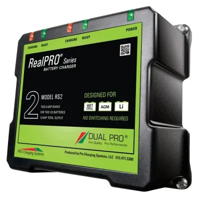 Pro Charging Systems RS2 - Dual Pro RS2 Battery Charger 2 Bank 12 Amps