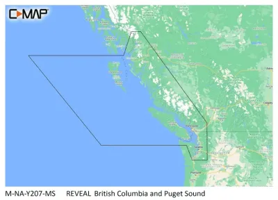 NAVICO INC M-NA-Y207-MS - C-MAP Reveal Coastal British Columbia and Puget Sound