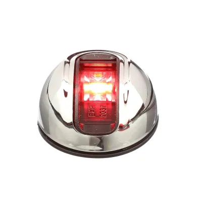 ATTWOOD CORPORTATION NV3012SSR-7 - Attwood LightArmor Round LED Navigation Light 2NM Stainless 