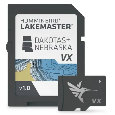 JOHNSON OUTDOORS INC 601001-1 - Humminbird Lakemaster VX Dakotas and Nebraska microSD