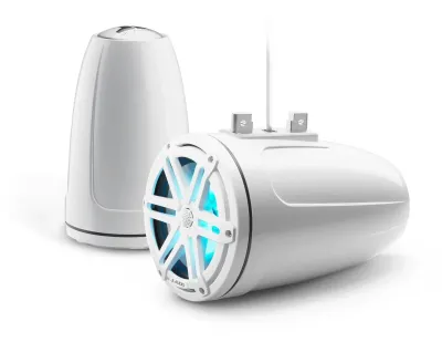 GARMIN USA, INC 010-03270-00 - JL Audio M3 7.7in Enclosed Tower Speakers White Sport Grille