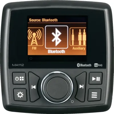 ASA ELECTRONICS LLC/JENSEN MA112 - Marine Audio MA112 Stereo AMFMUSB with Bluetooth 160 Watts -