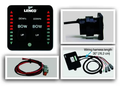LENCO MARINE SOLUTIONS LLC 15270-001 - Lenco LED Two-Piece Indicator Switch with Pigtail for Single