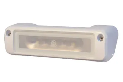 Lumitec 101476 - Lumitec Perimeter Flood Light WhiteBlue LED White Finish 122
