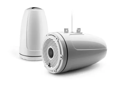 GARMIN USA, INC 010-03280-00 - JL Audio M6 8.8in Enclosed Tower Speakers White Classic Gril