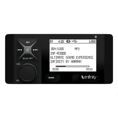 RIVER PARK MARINE INC INFR3000 - Infinity R3000 AMFM Stereo Bluetooth