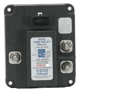 Egis Group LLC 7616 - EGIS 7616 TDR Series Dual Output Time Delay Relay 2x80A 12v