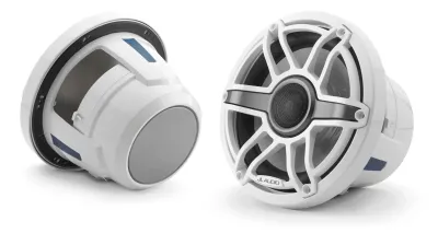 GARMIN USA, INC 010-03078-00 - JL Audio M6 8.8in Coaxial Speakers White Sport Grille