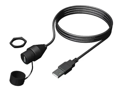 GARMIN USA, INC MS-CBUSBFM1 - Fusion MS-CBUSBFM1 Panel Mount USB Connector