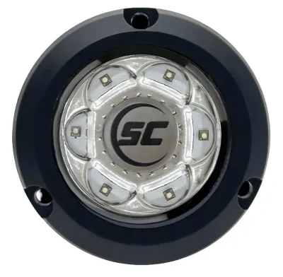 SHADOWCASTER MARINE SC2-GW-CSM - Shadow Caster SC2 Underwater LED Light Great White 12v Compo