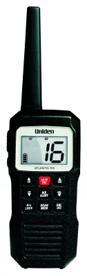 UNIDEN AMERICA CORPORATION ATLANTIS 155 - Uniden Atlantis 155 Floating Hand Held VHF Radio