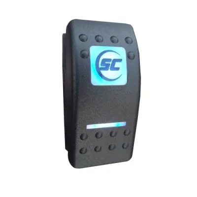 SHADOWCASTER MARINE SCM-SWITCH-O/O/MOMENTARY-LOGO - Rocker On-Off-Momentary Lighted