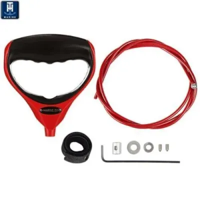 TH Marine Supplies LLC Huntsville GFH-1R-DP - TH Marine G-Force Handle and Cable Red