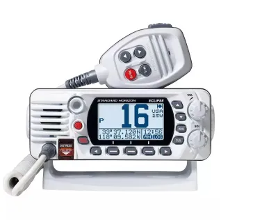 #N/A GX1410GW - Standard Horizon Eclipse GPS White VHF Class D 25 Watt
