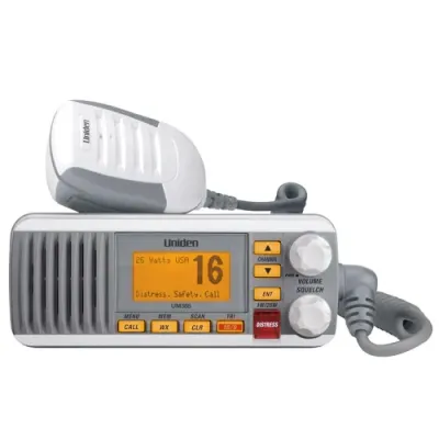 UNIDEN AMERICA CORPORATION UM385 - Uniden UM385 White VHF Class D DSC 25 Watt