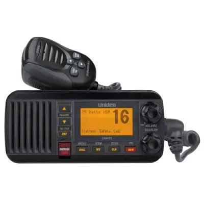 UNIDEN AMERICA CORPORATION UM435BK - Uniden UM435BK Black VHF Class D DSC 25 Watt