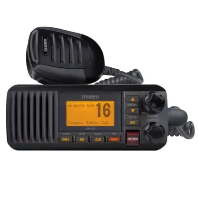 UNIDEN AMERICA CORPORATION UM385BK - Uniden UM385BK Black VHF Class D DSC 25 Watt