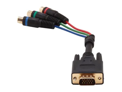 STARTECH HD15CPNTMF - 6IN RCA HD15 MF TO COMPONENT