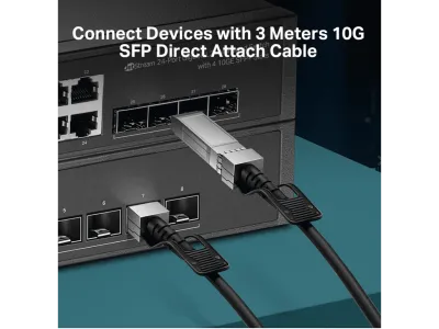 TPLINK SM5220-3M - 3 METERS 10G SFP+ DIRECT ATTACH CABLE