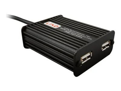 Lind USBML2-4801 - Dual USB Power Adapter with Military Input Connector