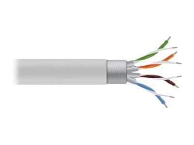 BLACK BOX CORPORATION C6ABC50-STR-WH-1000 - CAT6A BULK CABLE STRANDED UTP 650MHZ CM PVC POE WHITE 1000FT