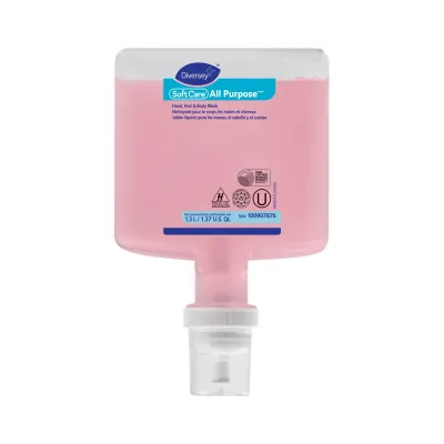 DIVERSEY 100907876 - Moisturizing Hand, Hair, and Body Shampoo - 3-in-1 Formula