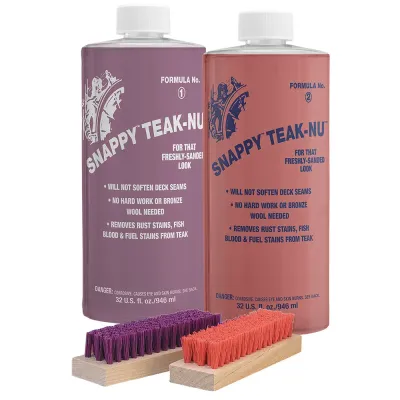 Snappy TeakNu STN-QKIT - Snappy Teak-Nu Kit - 32 oz wFormula No. 1 - 32 oz, Formula N