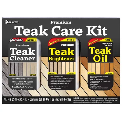 Star brite 81216 - Premium Teak Care Kit - 16 oz