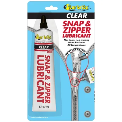 Star brite 89102P - Star brite Snap & Zipper Lubricant - Clear, Multi-Use - 1.75