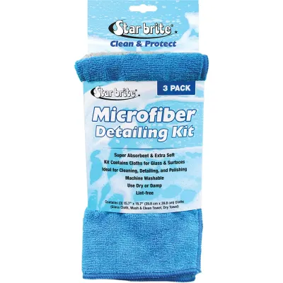 Star brite 40079 - Microfiber Detailing Kit - Ultimate Cleaning Solution *3-Pac