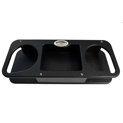 Deep Blue Marine MB-2B - Deep Blue Marine Double Cup Holder wSuction Cups - Black