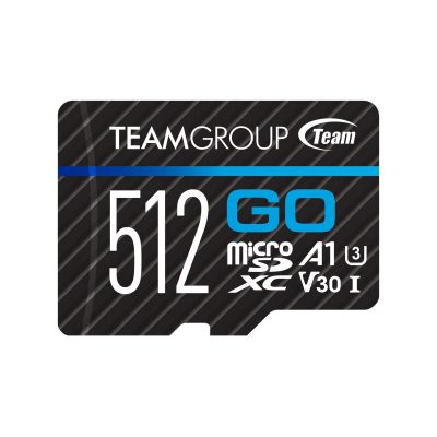 Team Group Inc TGUSDX512GU303 - TEAMGROUP GO MICRO SDXC 512GB UHS-I U3 SPEED RETAIL W1ADAPTE