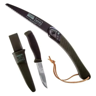 BAHCO BAHLAPKNIFE - Bahco Foldable Saw and Knife Laplander Set with Dual-Compone