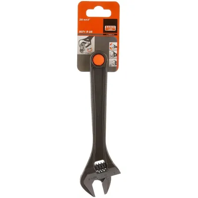 BAHCO BAH8071RCUS - Bahco 8 Central Nut Adjustable Wrenches with Phosphate Finis