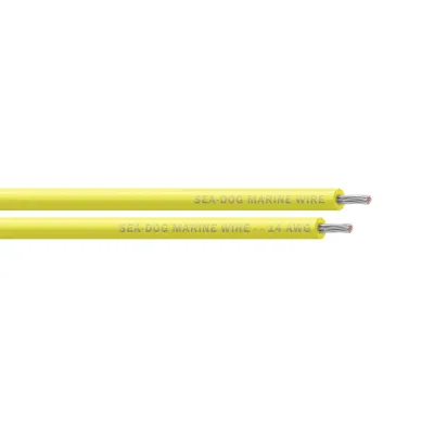 SeaDog 8014030 - Sea-Dog 14 AWG Yellow Primary Wire - 25