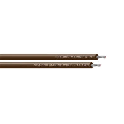 SeaDog 8014072 - Sea-Dog 14 AWG Brown Primary Wire - 100
