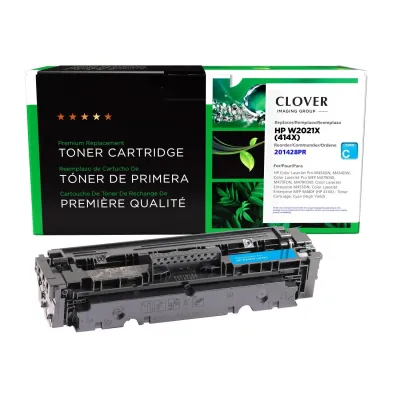Clover 201428P - CLOVER IMAGING REMANUFACTURED HP W2021X 414X HIGH YIELD CYAN