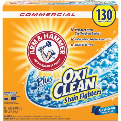 CHURCH and DWIGHT CO CDC 3320000108CT - OxiClean Powder Detergent - Powder - 160 oz (10 lb) - 3  Car