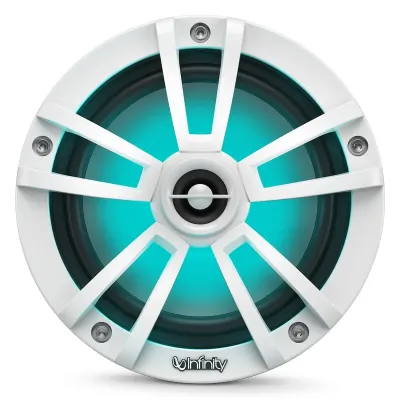 Infinity Audio INF622MLW - Infinity INF622MLW 6.5in RGB Coaxial White Speakers