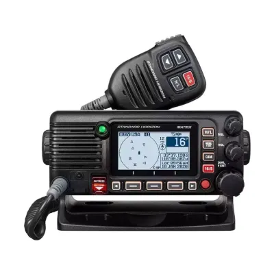 Standard GX2410GPS - Standard Matrix AISGPS Black 25W Fixed Mount VHF NMEA2000
