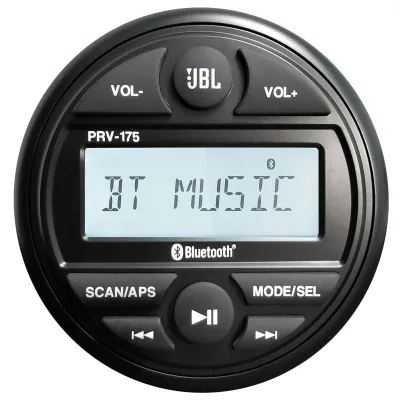 JBL JBLPRV175 - JBL PRV175 AmFmBt 4X45 Watt StereoBluetooth