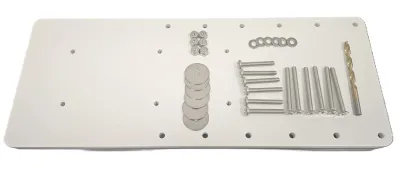 RHODAN A00156 - RHODAN White Aluminum Mounting Plate