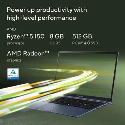ASUS M1502NAQ-RS53 - ASUS VIVOBOOKBLUE15.6 FHD NON-TOUCH5 1508GB512GBWINDOWS 11 H