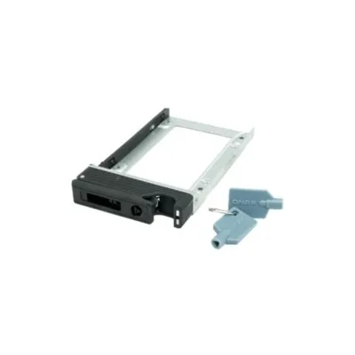 QNAP TRAY-25-BLK03 - 2.5 SSD TRAY WITH KEY LOCK AND TWO KEYS, BLACK AND METAL