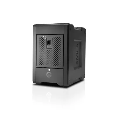 GDRIVE SDPH34H-096T-NBAAB - G-Raid Shuttle 4, 96TB, 4 Bay RAID, ThunderBolt 3, USB 3.2