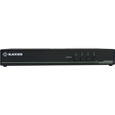 BLACK BOX CORPORATION SS4P-SH-HDMI-UCAC - THE BLACK BOX SECURE KVM DESKTOP SWITCHES ALLOW A SINGLE OPE