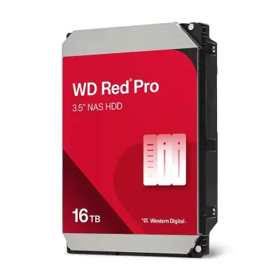 Western Digital WD161KFGX - Western Digital, Red Pro, 16TB, Internal NAS HDD, 3.5, 7200 