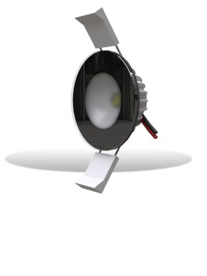 Lumishore 010-04541-00 - Lumishore Eclipse DL55 Downlight RGBW 12v Black Bezel